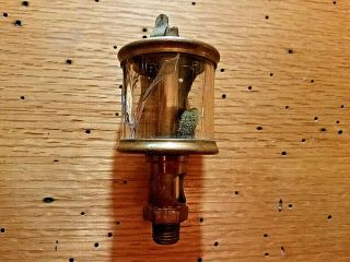 Lunkenheimer No.  1 1/2 Sentinel Oiler Brass Lubricator Rare Steam Hit Miss