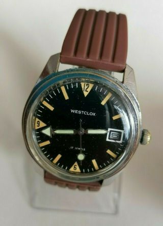 Vintage Westclox Military Diver Watch - Wristwatch - Men’s - 1960’s
