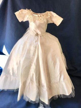 Madame Alexander Cissy Doll Style & Size Wedding Gown With Petticoat & Bouquet