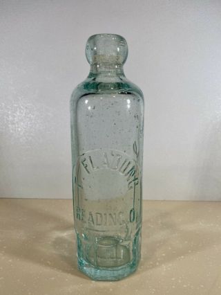 Old Hutch Hutchinson Soda Bottle F Fladung Reading Oh Ohio Antique Vintage C&co