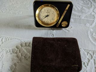 Seiko Vintage Quartz Traveling Alarm Clock Very Rare Qup101k