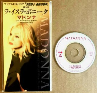 Madonna La Isla Bonita,  Human Nature 3 " Inch Japan Mini Cd Unsnapped Rare Oop 3