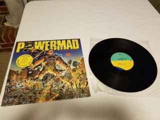 Vintage Rare Vinyl 1988 Powermad ‎– The Madness Begins.  9 25808 - 1