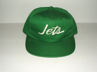 Rare Vintage York Jets Ny Logo Nfl Football Snapback Hat Sports Specialties