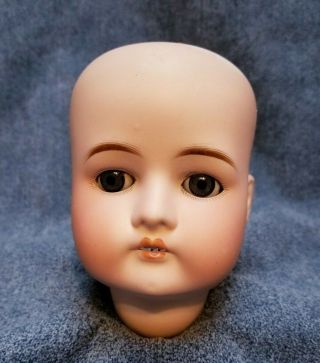Antique German Bisque Doll Socket Head Cuno Otto Dressel Cod 1912 Blue Set Eyes