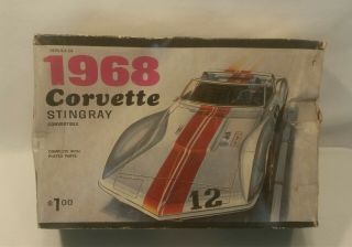 ☆ Rare Palmer Plastic 1968 Corvette Stingray No.  6803