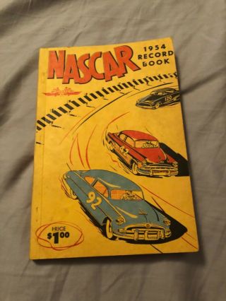 Vintage 1954 Nascar Record Book - 1953 Season 144 Pages Rare Unique