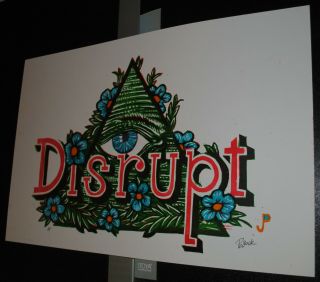 Disrupt 2018 Art Print Poster By Jim Pollock Phish Artist Ap Illuminati Eye Rare