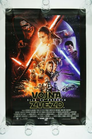 Star Wars Episode Vii The Force Awakens 1sh Rare Slo.  Movie Poster 2015