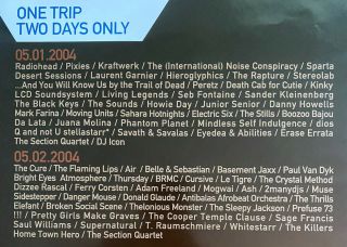 Coachella 2004 Poster Radiohead Pixies The Cure Flaming Lips Kraftwerk RARE 2