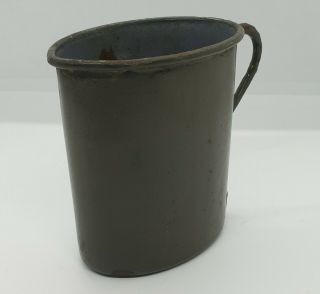 WW1 Imperial German Army Wupperman 17 Oval Drinking Cup - Rare 3