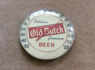 Vintage And Rare Old Dutch Beer Thermometer