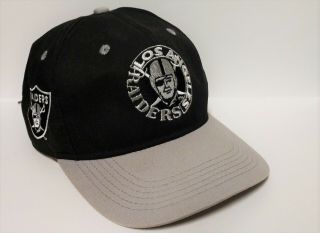 Vintage Rare Los Angeles Raiders Cap La Nfl Tie Back Apparel 1 Cap Hat Usa