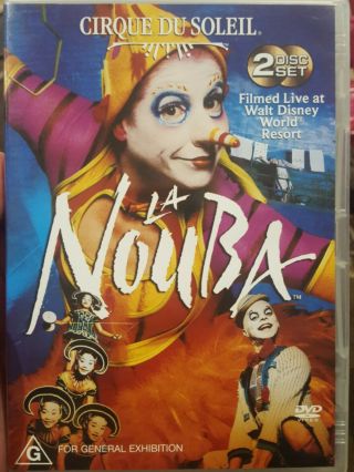 Cirque Du Soleil La Nouba Rare Dvd Walt Disney World Resort Circus Performance