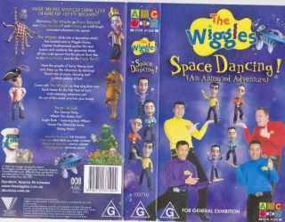 The Wiggles Wiggly Space Dancing Vhs Video Pal A Rare Find