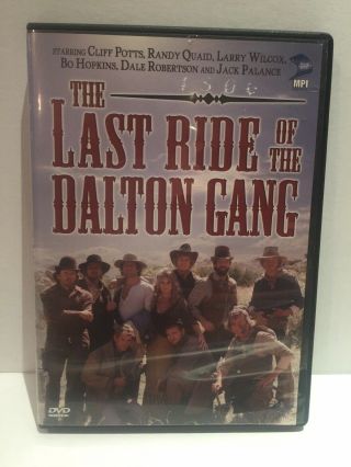 Last Ride Of The Dalton Gang - Dvd Rare Western Jack Palance - Tv Movie