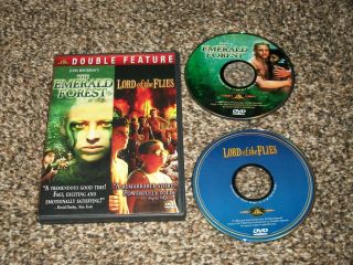 The Emerald Forest (1985) & Lord Of The Flies (1990) Rare 2 Dvd Set