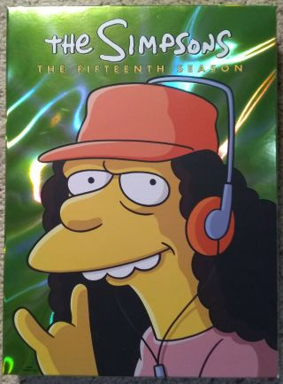 The Simpsons - The Complete Fifteenth Season 15,  4 - Disc Dvd Boxed Set,  Oop,  Rare