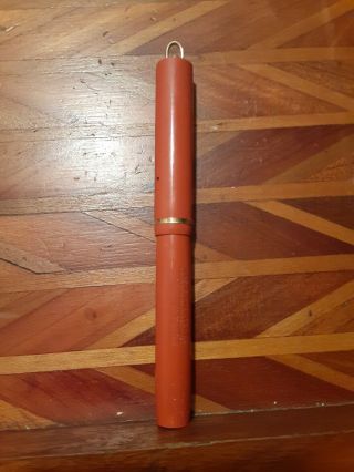 Antique W A Sheaffer Ring Top Fountain Pen.  Patent 1914 Scarce Orange Color