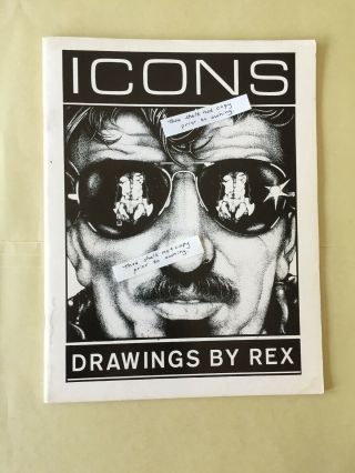 Gay Fetish Art.  Rex Icons Drawing Portfolio.  March 1977.  Rare Imprint