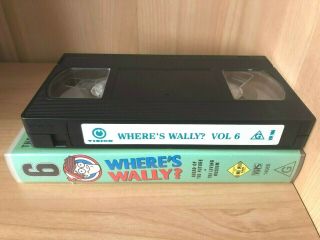 THE ADVENTURES OF WHERES WHERE ' S WALLY? VOLUME SIX 6 RARE VHS VIDEO 3