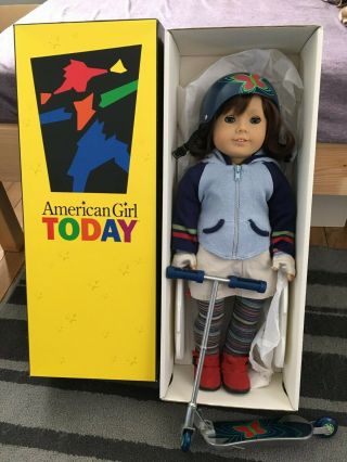 American Girl Of The Year Lindsey Bergman 18 Inch Doll Retired Rare,  Pre - Owned