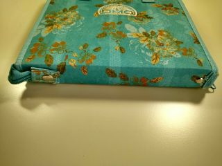 DMC StitchBow Blue Floral Floss Organizer Storage Travel Bag Cross Stitch Rare 3