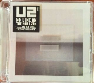 U2 Rare Zealand No Line On The Horizon Cd W Case Sticker Nz Pressing Picdisc