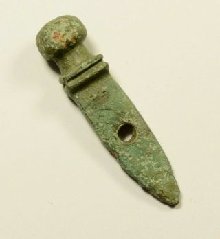Ancient Roman Bronze Gladius / Sword Pendant Amulet Wearable Artifact