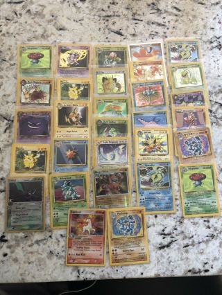 32 Rare Pokemon Cards 1995 - 2005 Each Card For Only $5.  50