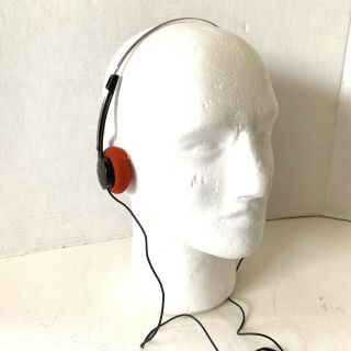 Vintage Rare Sony Mdr - 02 Dynamic Stereo Headphones Red Foam