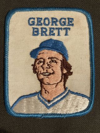 1978 - 1979 Penn Emblem George Brett Embroidered Cloth Patch Oddball Rare