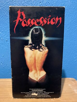 Possession Vestron Vhs Horror Drama Rare Htf Cult Classic Art House Weird