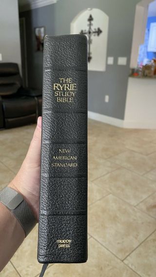 RARE - SIGNED BY 4 Scholars NASB Ryrie Study Bible in Leather 2