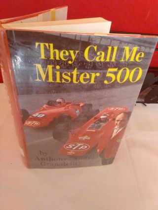 They Call Me Mister 500 By Andy Granatelli (1969,  Hardcover) 1st Ed Vintage Rare