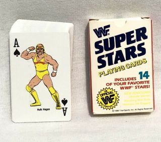 Rare Vintage 1988 Wwf Superstar Playing Cards All 54 Cards Jokers Full Set