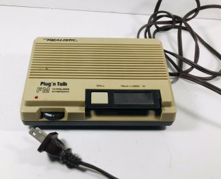 1 Vintage Realistic Radio Shack Plug 