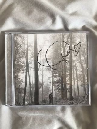 Taylor Swift Signed Folklore Cd Autograph Limited Web Rare
