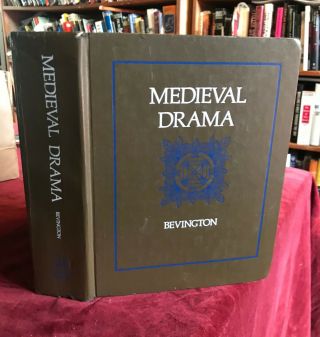 Medieval Drama By David M.  Bevington 1975 Hardcover Rare Ancient Plays Book