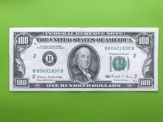 1988 B One Hundred Dollar Bill - $100 - Grade Worthy Currency Rare Vintage Money