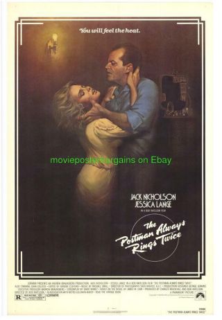 The Postman Always Rings Twice Movie Poster Rare Rolled