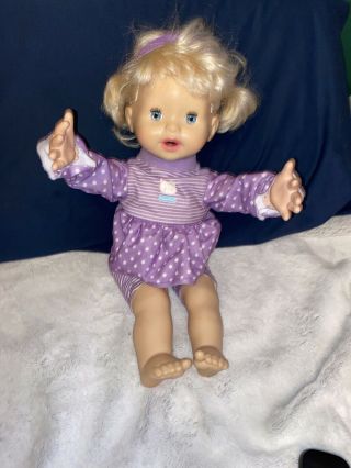 Fisher Price My Very Real Baby Little Mommy Mattel Doll 2010 Interactive Rare