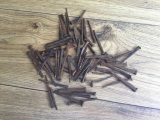 Joblot Of Antique Hand Made Nails