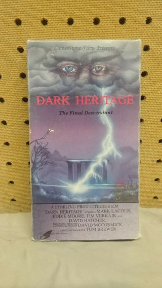 Rare Dark Heritage Vhs 1989 H.  P.  Lovecraft Monster Lurking Fear Horror Video