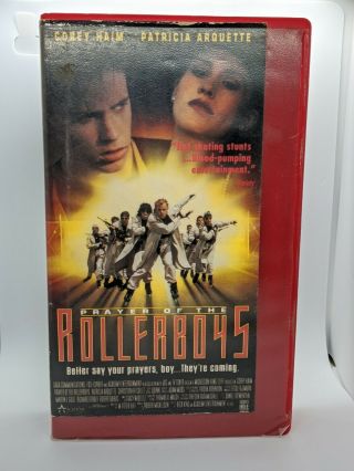 Prayer Of The Rollerboys Vhs Rare Sci - Fi Corey Haim - Rare Blue Vhs - Rental