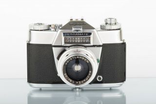 Voightlander Bessamatic Deluxe Skoparex 35mm f/3.  4 rare SLR camera,  functional 2