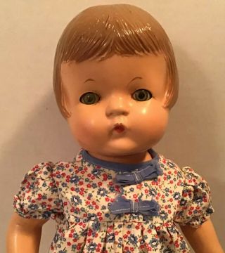 Vintage Effanbee Patsy Joan Doll Antique Composition Doll 17” Adorable