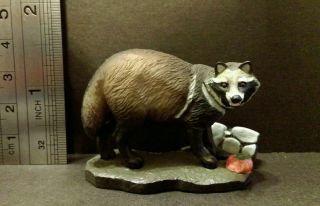Rare Kaiyodo Natural Monuments Of Japan Tanuki Japanese Raccoon Dog Figure