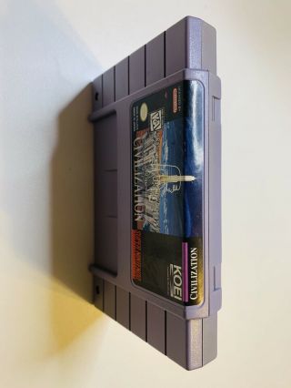 Sid Meier ' s CIVILIZATION Rare (Nintendo 1995) 2