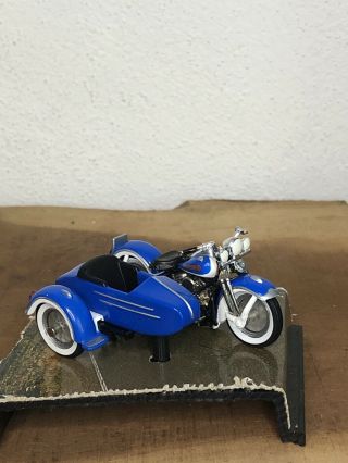 Hot Wheels 100 Collec 1/64 Harley Davidson With Side Car Rare And Hard To Find.